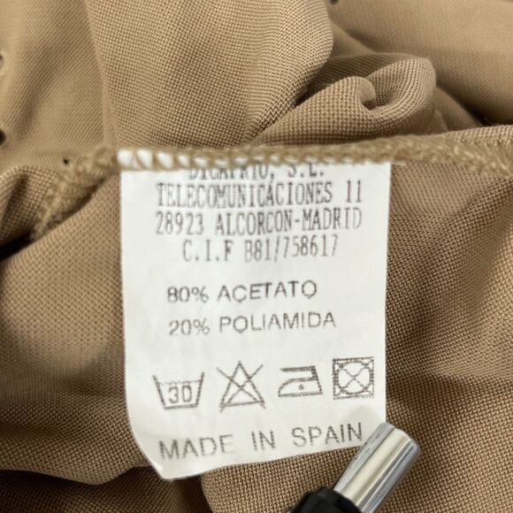 Cappuccini 50 Collezione Blouse Womens Large Indian Native American Western Tan - Picture 6 of 11